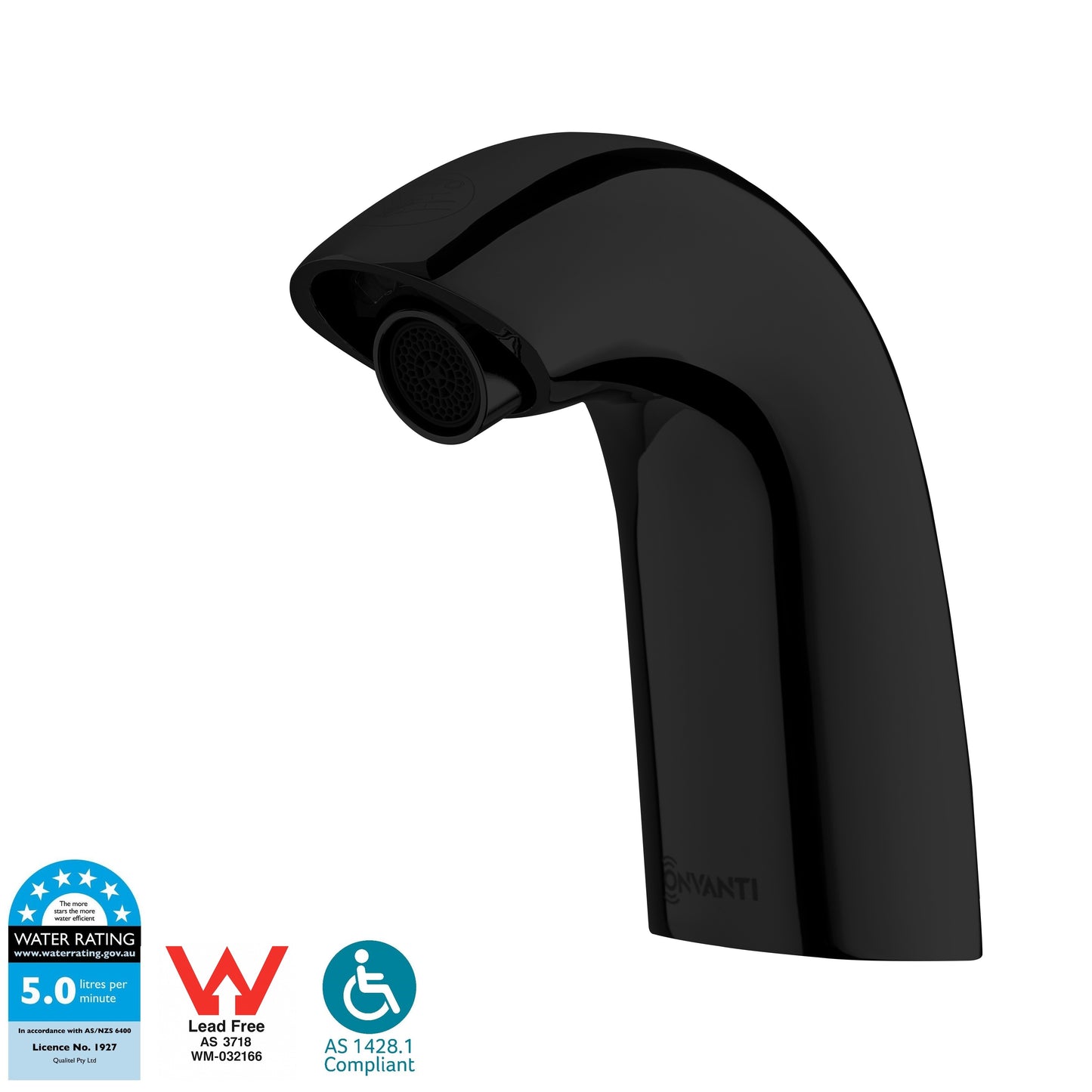 Onvanti Balmoral SF1002 | Touchless Basin Sensor Tap – Hob Mounted | 5.0 L/min | Mains or Battery | DDA Compliant