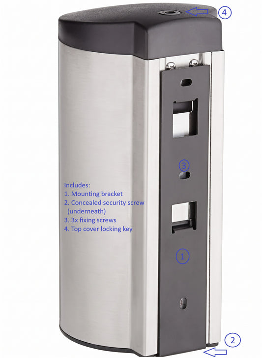 Automatic Commercial Soap Dispenser – Wall Mounted (304 Stainless Steel)