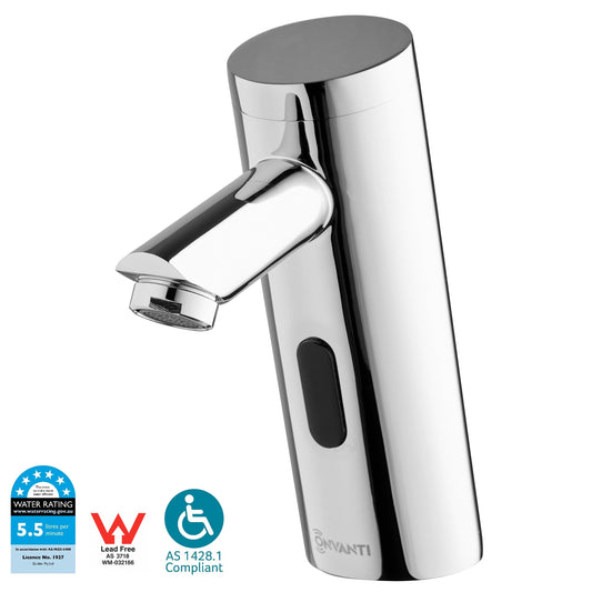 Onvanti Freshwater sensor tap 6 star WELS, lead free, DDA AS1428.1 compliant