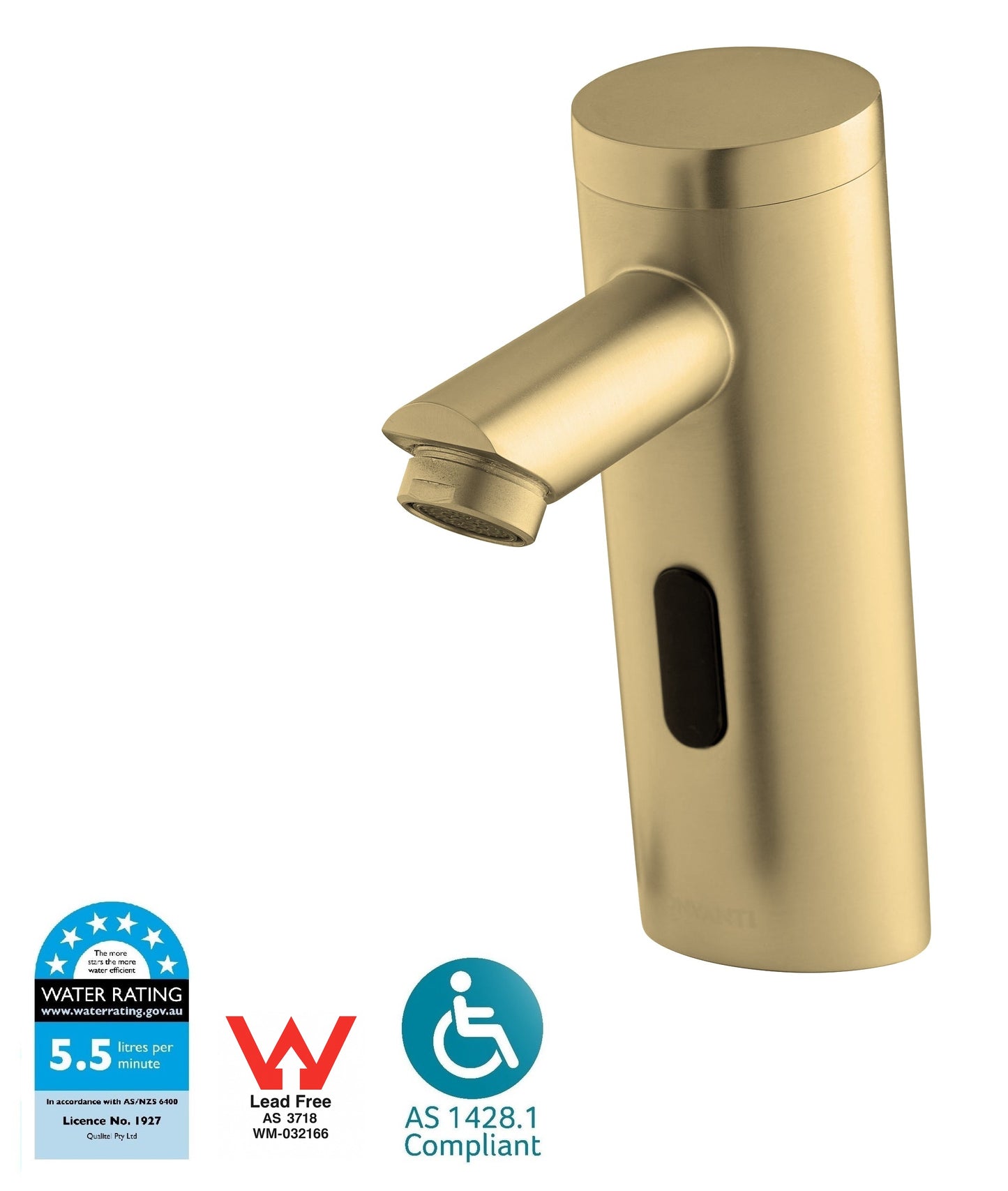 Onvanti Freshwater SF1107 Touchless Sensor Tap | Hob Mounted | Mains & Battery | 6 Star WELS | DDA Compliant