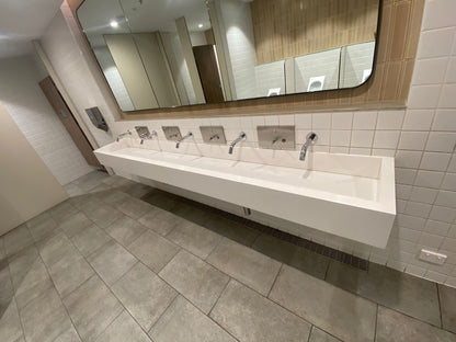 Onvanti Sensor Tap (Wall Mounted) for Commercial or Public Bathrooms Mains or Battery Operated Bronte SF1113