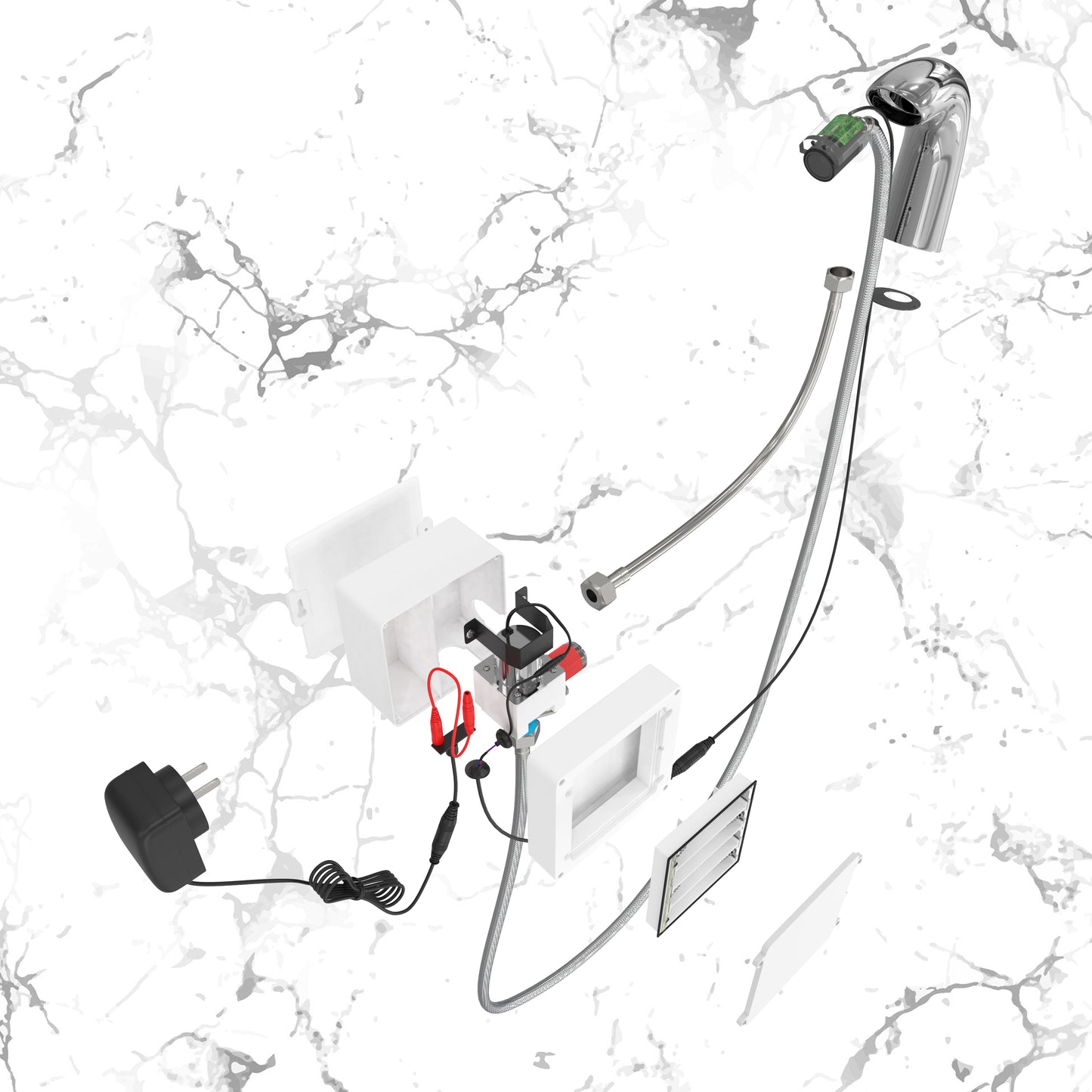 Onvanti Sensor Tap for Commercial or Public Bathrooms Mains or Battery Operated Balmoral SF1002